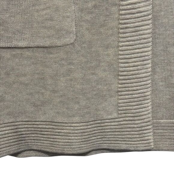 Eileen Fisher Merino Wool Blend Open Cardigan Sweater System in Cream - Size L - Picture 4 of 8